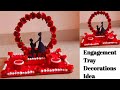 Engagement Ring Tray Decoration Idea || Diy Engagement Ring Platter || Handmade idea ||