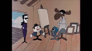 Rocky and Bullwinkle in Painting Theft