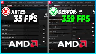 MELHOR CONFIGURAÇÃO PARA OTIMIZAR PLACA DE VIDEO AMD RADEON + FPS  🔥