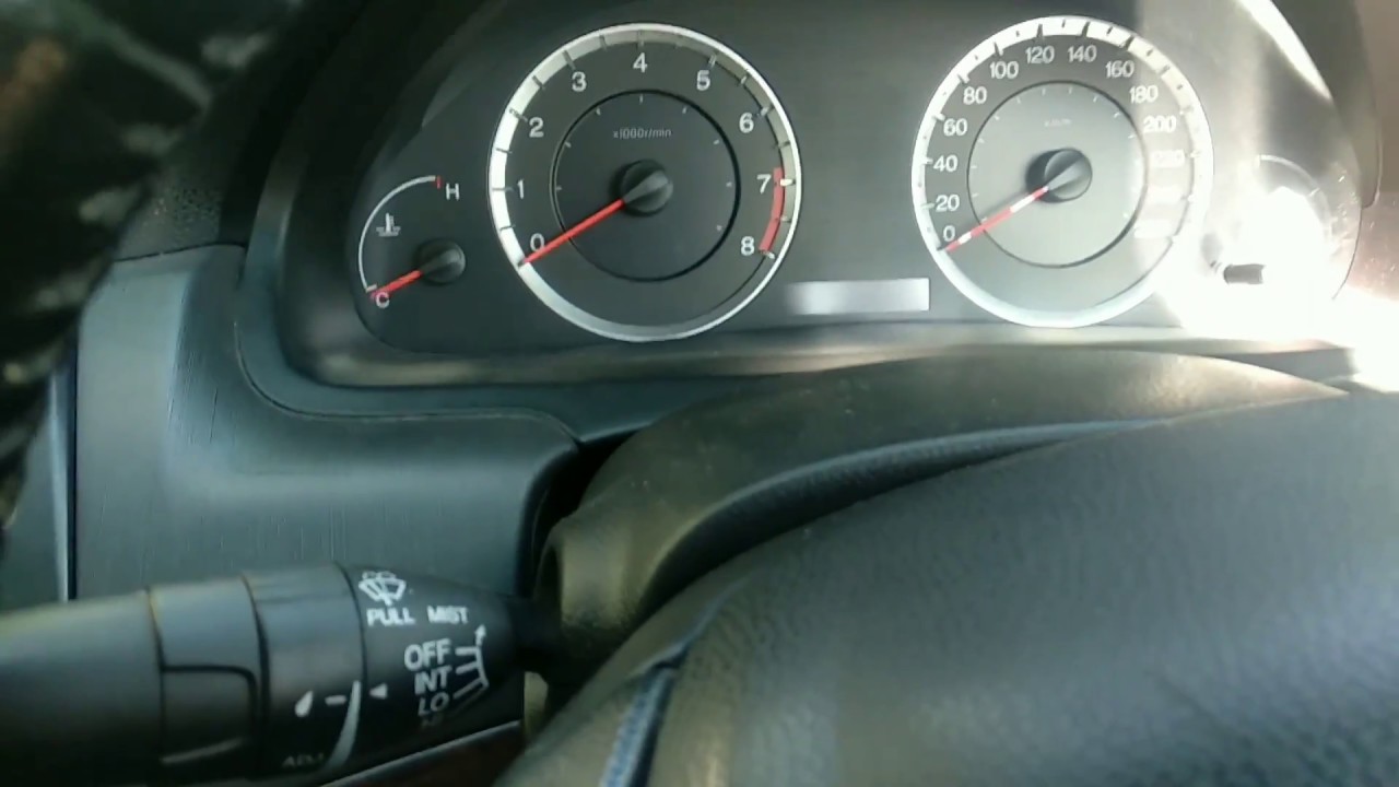 Honda Accord check Engine light on trouble code P0325 - YouTube