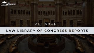 All About Law Library of Congress Reports