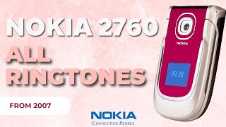 Nokia 2760 Flip Phone from 2007 All Ringtones