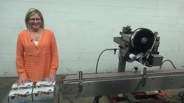 Label Aire 2111M Pressure Sensitive Labeler Demonstration