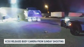 Kendall County Sheriff's Office release bodycam of shooting in motel parking lot