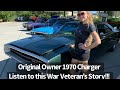 Taking a Look at a 1970 Charger - a Veteran&#39;s Muscle Car Story! #vietnam #mopar #charger