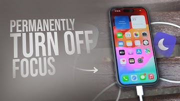 How to Turn Off Focus on iPhone Permanently (tutorial)