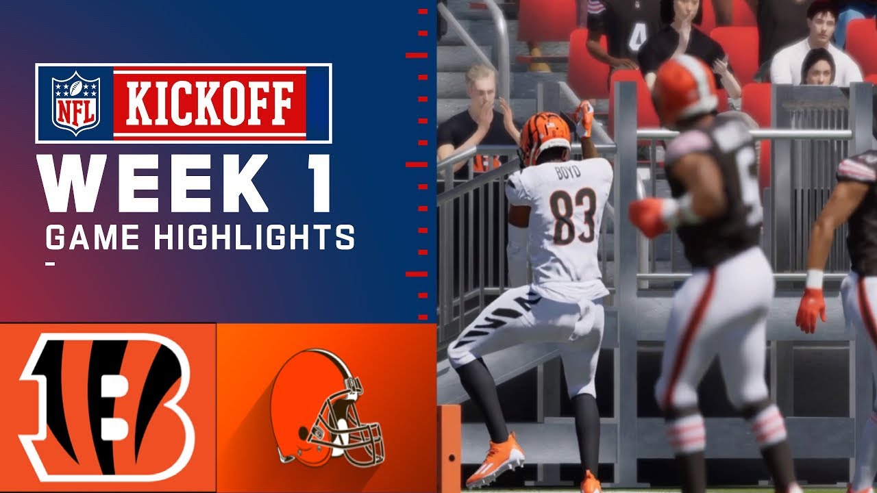 Bengals Vs Browns Week 1 Simulation Highlights Madden 24 Rosters bengals-vs-browns-week-1-simulation-highlights-madden-24-rosters