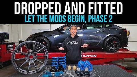 Tesla Service Strikes Again! MPP Coilovers & AF-10 Wheels Installed on Our 2024 Model 3 Performance!