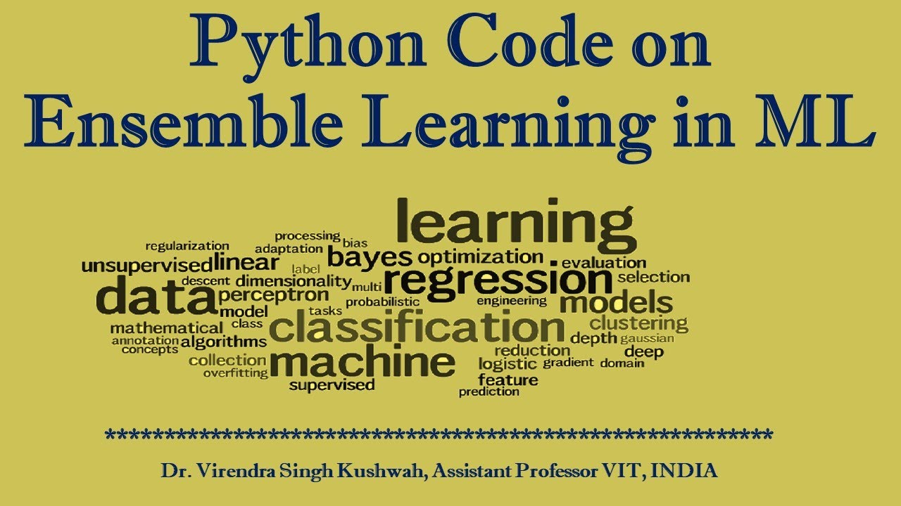 Python Code on Ensemble Learning in ML