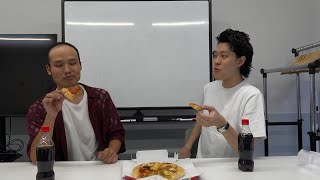 粗品が一番面白いと思ってる先輩とピザ【ちぇく田#1】