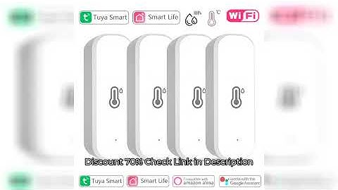 Tuya Smart WIFI Temperature Humidity Sensor  APP Remote Monitor For Smart Home Smart Life Works With