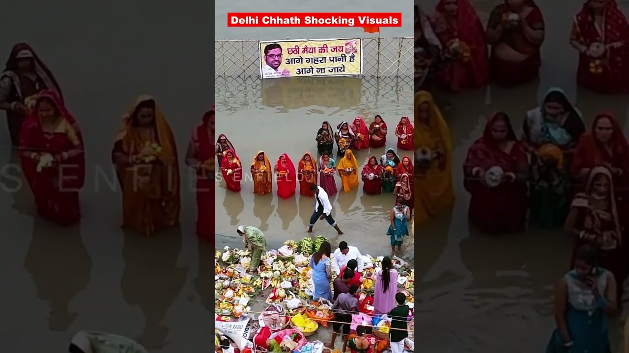 Mission yamuna clean-up 2025 : Chhath Puja shocking visuals
