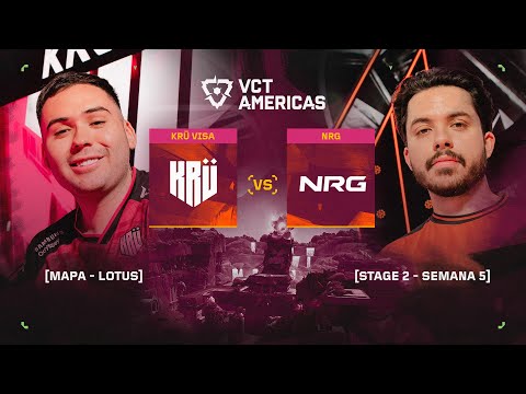 KRÜ vs NRG — VCT Americas Stage 2 — Semana 5 Día 1 — Mapa 2