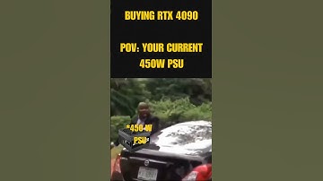RTX 4090 vs 450W PSU  #graphicsdriver #memes #gaming  #gpu #amd #overclockers #nvidia #amd #rtx #rx