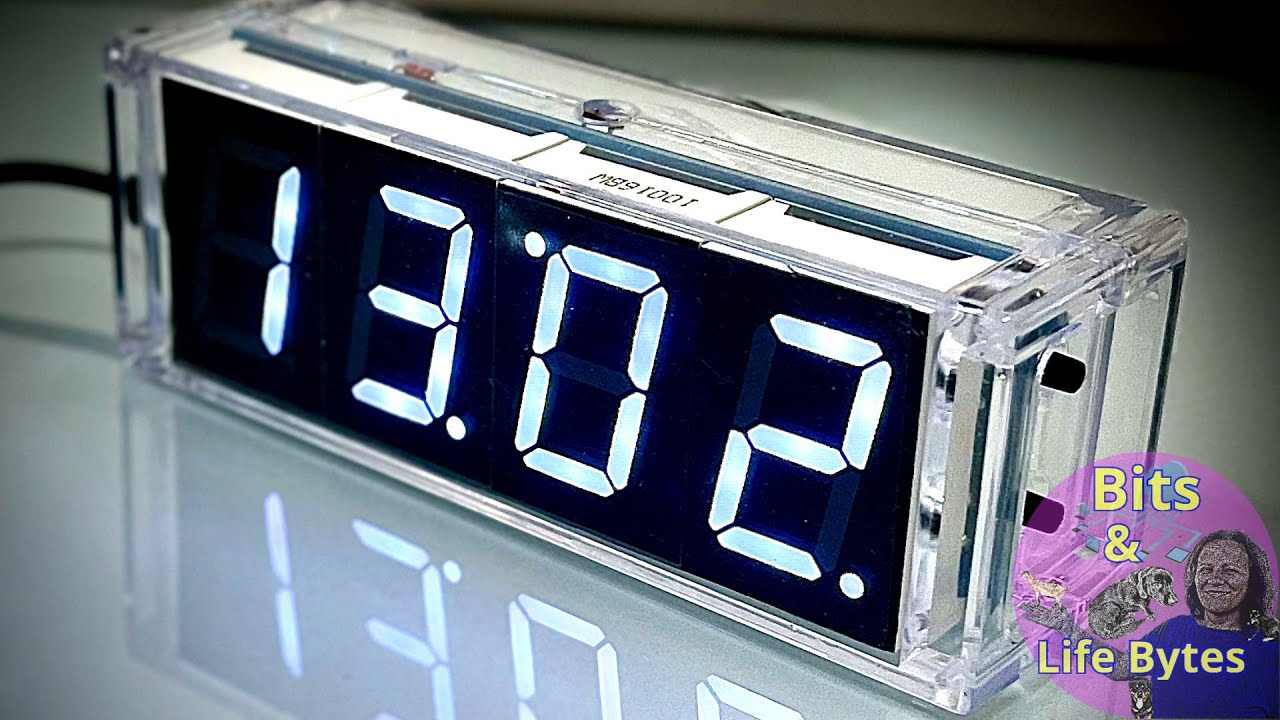 DIY Digital Clock Kit with Case:.Build and Setup Guide - YouTube