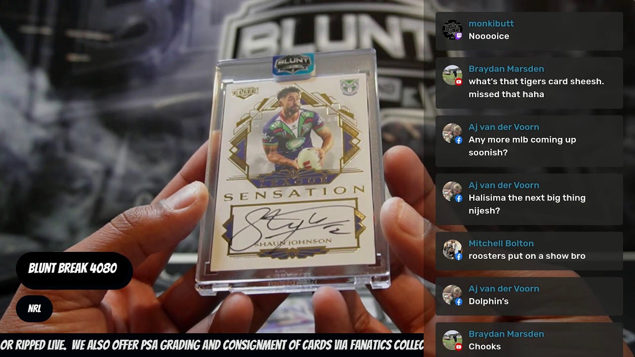🖤💚 BLUNT BREAK 4080💚🖤 🏉  NRL ELITE USA EDITION 🏉