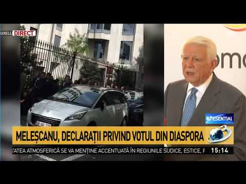 Teodor Meleșcanu susține că vinovatul pentr blocajul la voturile din diaspora a fost Biorul Elect