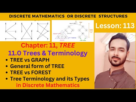 Lesson 113: Introduction to Trees | TREE vs GRAPH | Tree terminology and its basic Types