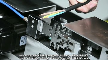 CS-M300 Automatic wire cut to length and strip machine for multi-core cable