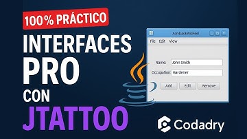 🎨 Interfaces Profesionales en Java con JTattoo | Personaliza tu GUI