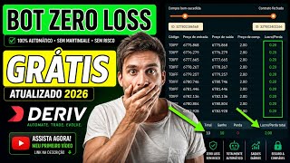 BOT ZERO LOSS GRÁTIS (2026) | Como Usar na Binary/Deriv + Configuração Completa