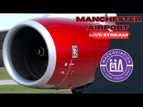 [4K] Multi-Cam Manchester Airport Live🔴 #planes #live