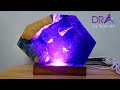 Easy making Universe Resin Art Lamp | Diy Resin Art