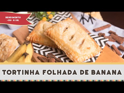 Tortinha Folhada de Banana - Receitas de Minuto #198