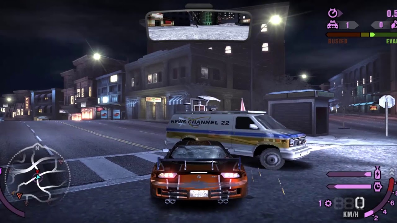 Need For Speed Carbon: Breaking the scripting and physics of objects in the world!