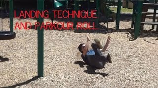 PARKOUR Shoulder Roll and Landing Technique (Detailed)