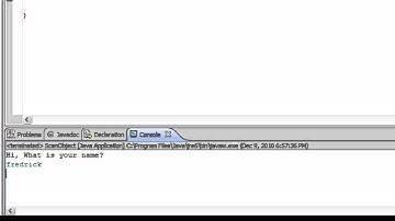 Java Tutorial 3 - Scanner Object