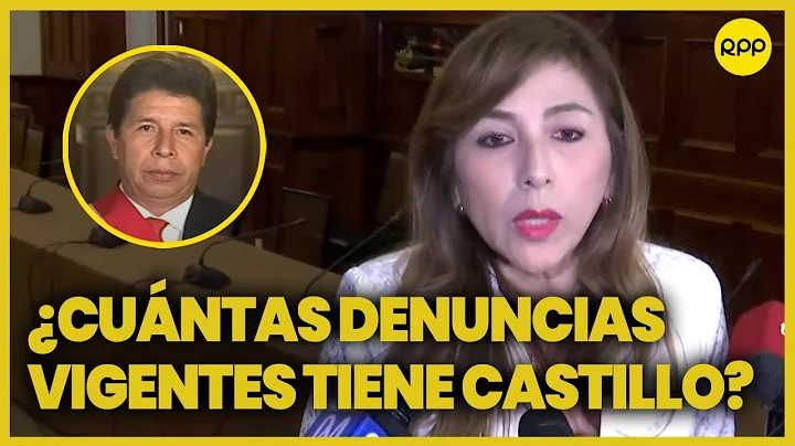 El expresidente Pedro Castillo tena 25 denuncias