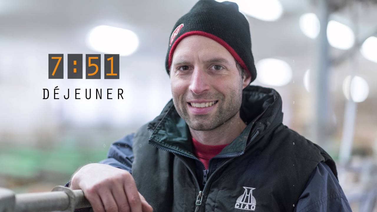 Une journée dans la vie d'un producteur laitier en traite robotisée - YouTube