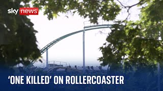Rollercoaster accident: One person reportedly killed and several injured at Stockholm them park