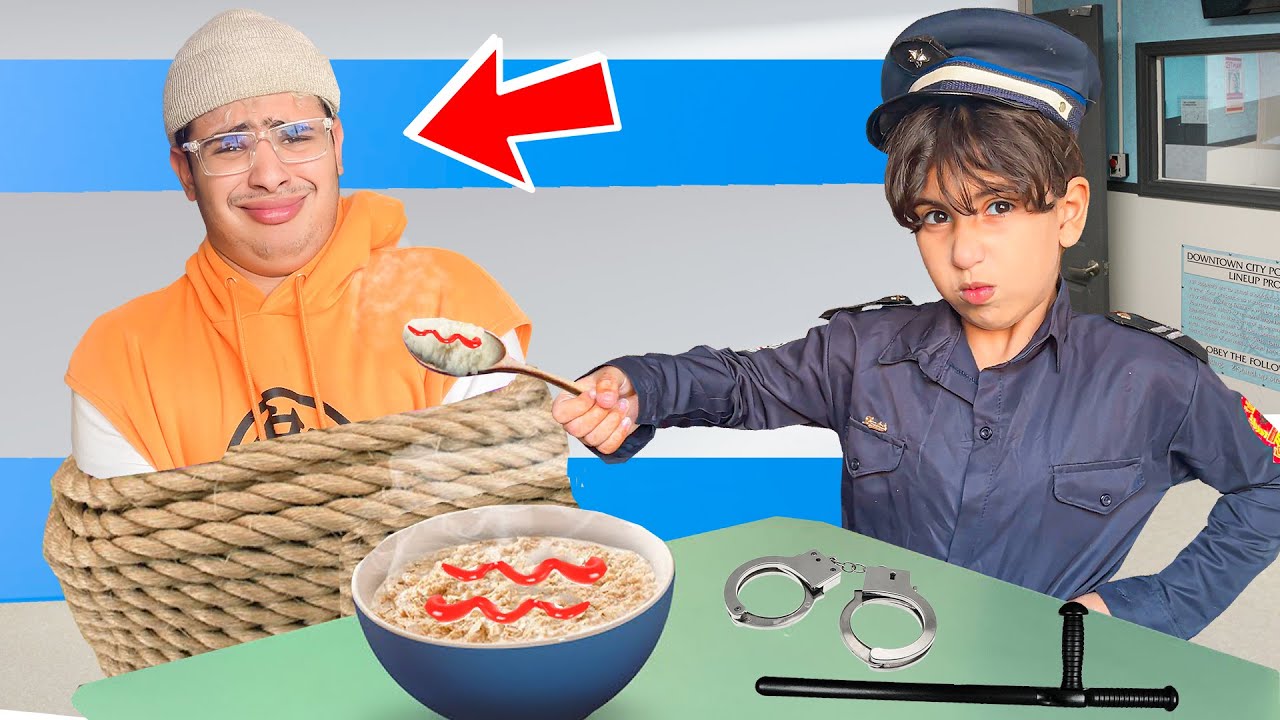 شرطية تحكمت في أخي ليوم كامل👩🏻‍✈️🔥ممنوع يقول لا 😭😱 (أكفس يوم 💔🥹)