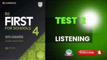 Cover (B2 First for Schools 4 - Test 2)