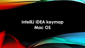 AtechPH : IntelliJ IDEA Keymap/ Mac OS