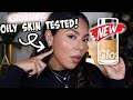 NEW✨GLOSSIER STRETCH FLUID FOUNDATION (REVIEW + WEAR TEST ON OILY SKIN) WORTH THE BUY?!
