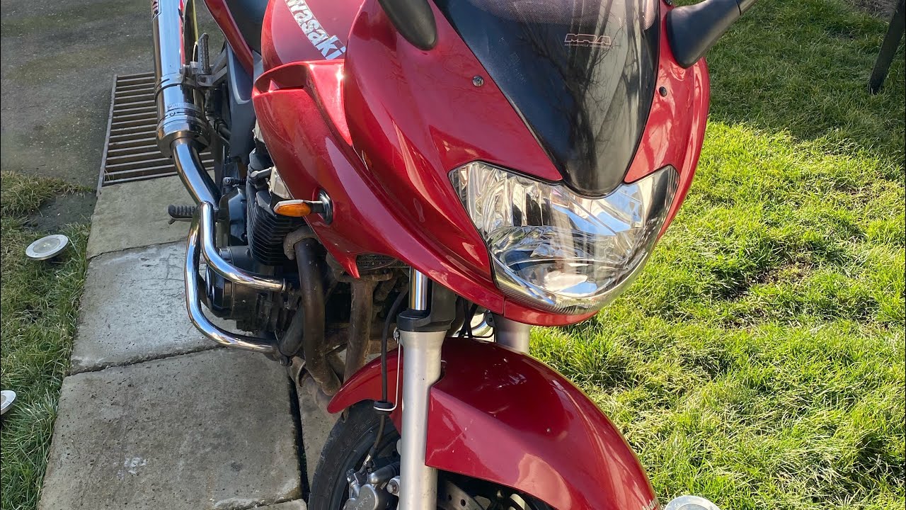 Kawasaki ZR7 S 2003 Carb syncing - YouTube