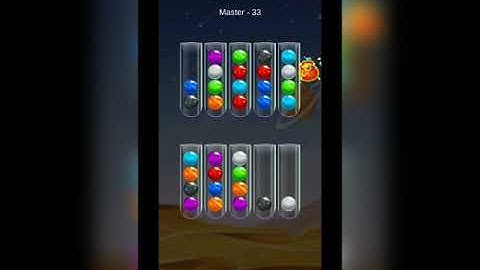 master golden bubble sort level 33