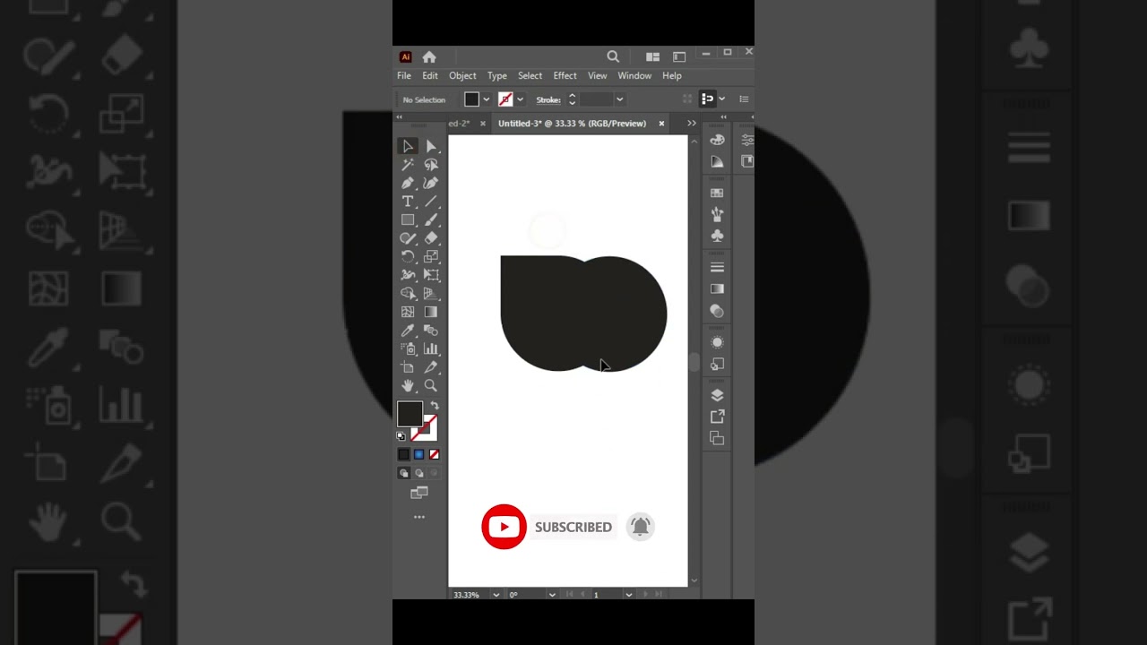 Abstract Logo Design Process | Adobe Illustrator 