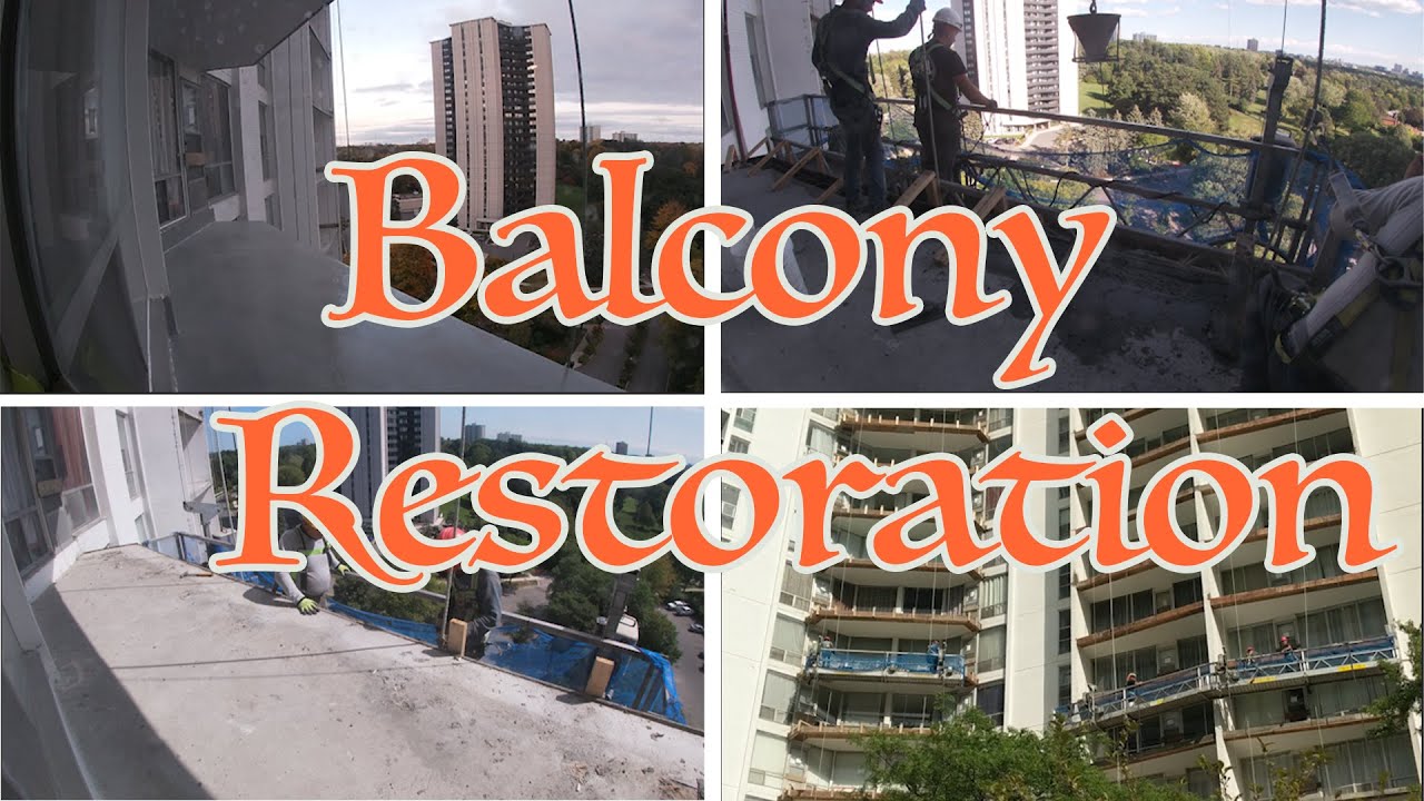 BALCONY RESTORATION//TIME-LAPSE OF BALCONY RESTORATION