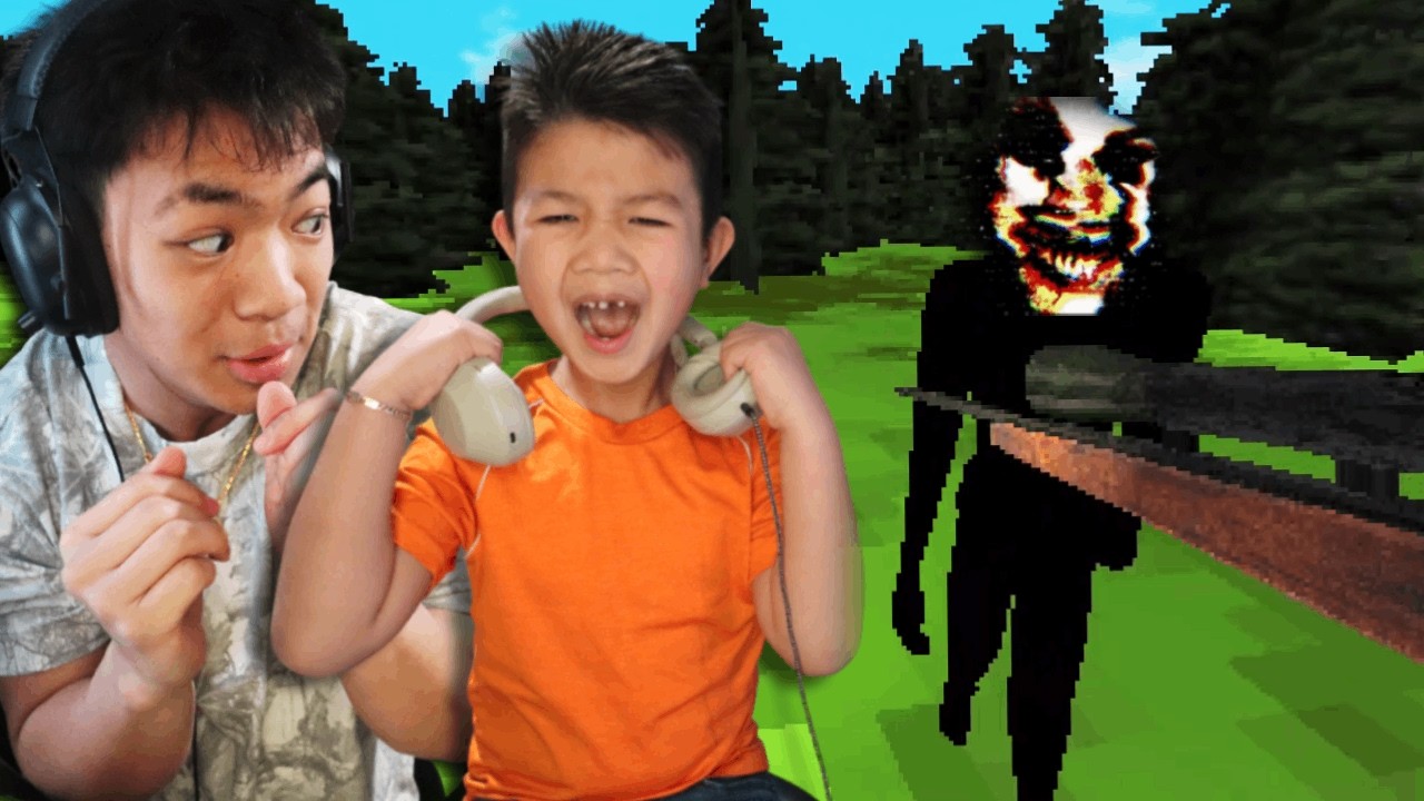 RANDOM HORROR GAMES WITH MY 7 YEAR OLD SON #2