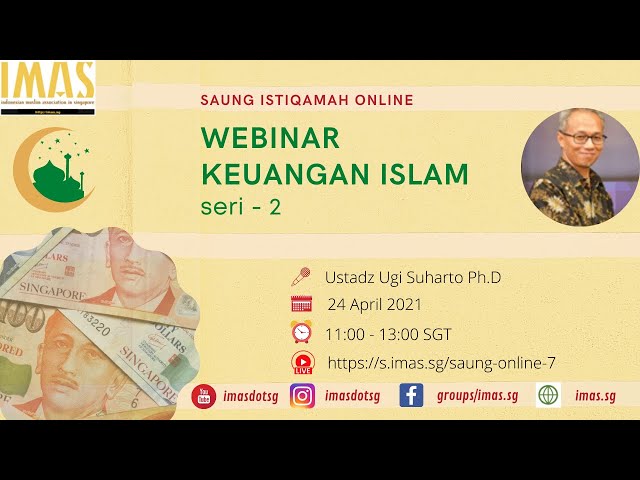 Saung Istiqomah Online IMAS #7 bersama Ustadz Ugi Suharto, Ph.D class=
