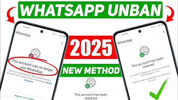 This account can no longer use Whatsapp Problem New Solution 2025 | Whatsapp Unban New Method 2025 ✅