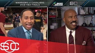 Steve Harvey joins Stephen A. Smith to give JR Smith some NBA Finals advice | SportsCenter | ESPN