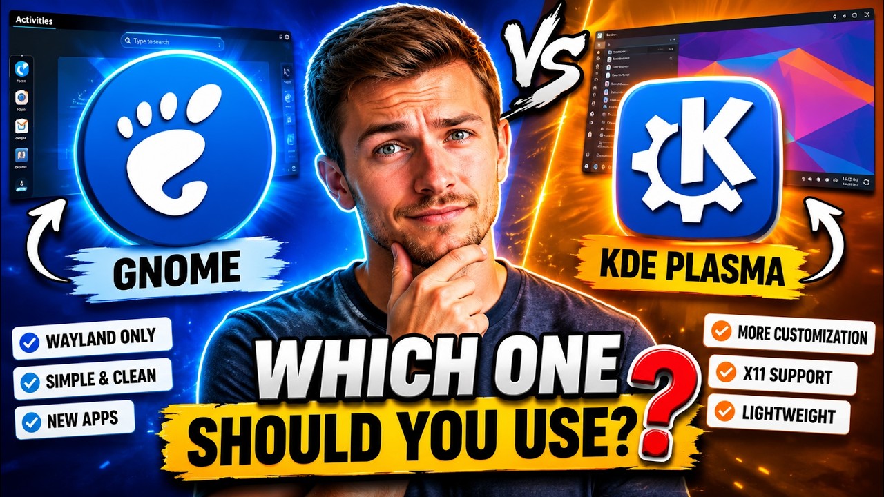 Fedora 43 GNOME vs KDE Plasma – Which one is The Best Linux Desktop for ...