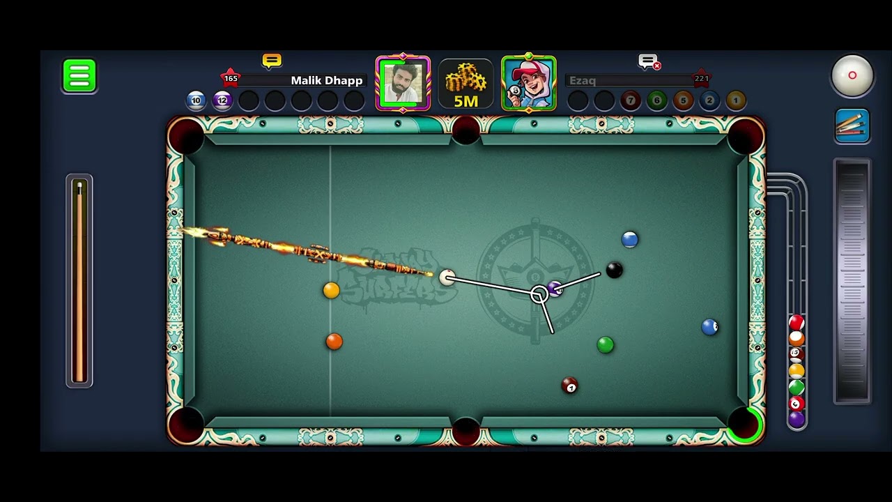 Chapter #2 Paris Chateau 5 Million coins in 8 ball pool | How to break in 8 ball pool | billiards 