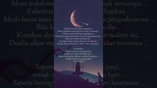 Story whatsApp WA tidur malam.