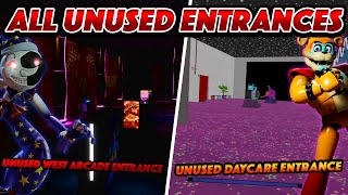 UNUSED ENTRANCES AND CONTENT (Day-care, West Arcade, MORE) - Five Nights At Freddy's Security Breach